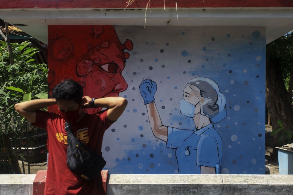 Warga Makassar Tak Pakai Masker di Tempat Umum Langsung Di-Rapid Test
