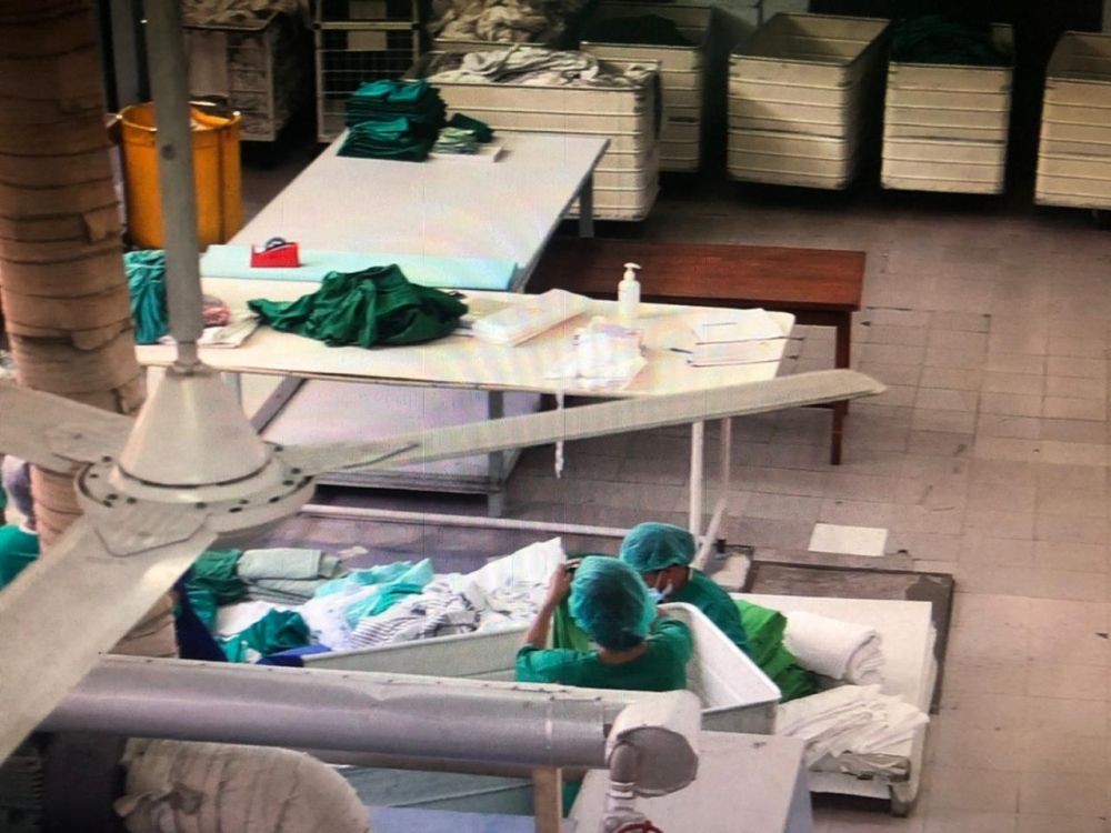 Mengintip Aktivitas Laundry di RSUP Sanglah Selama Pandemik COVID-19