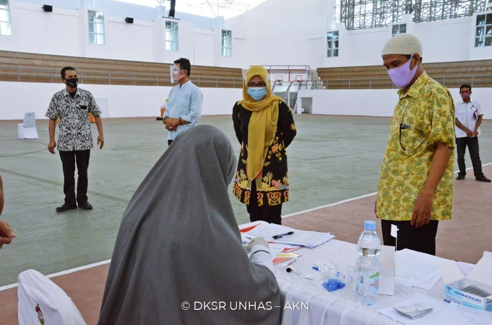 Rapid Test 19 Dosen Unhas Makassar Reaktif, Termasuk 1 Epidemiolog   