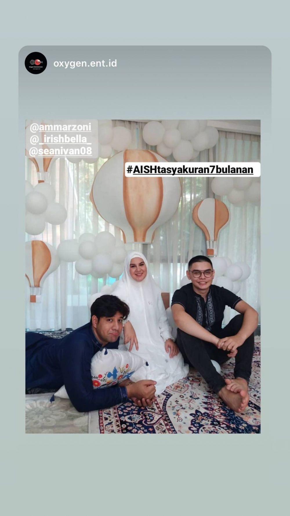Syahdu, 10 Momen Irish Bella dan Ammar Zoni Tasyakuran 7 Bulanan