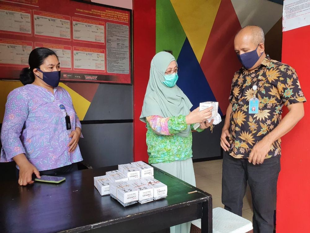 Cegah Corona, 1.712 Tahanan di Rutan Makassar Diberi Suplemen Vitamin 