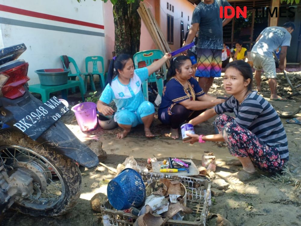 Ratusan Kepala Keluarga Korban Banjir di Siantar Butuh Air Bersih 