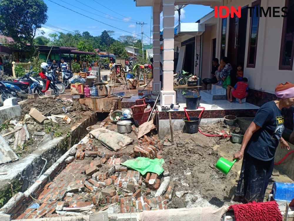 Ratusan Kepala Keluarga Korban Banjir di Siantar Butuh Air Bersih 