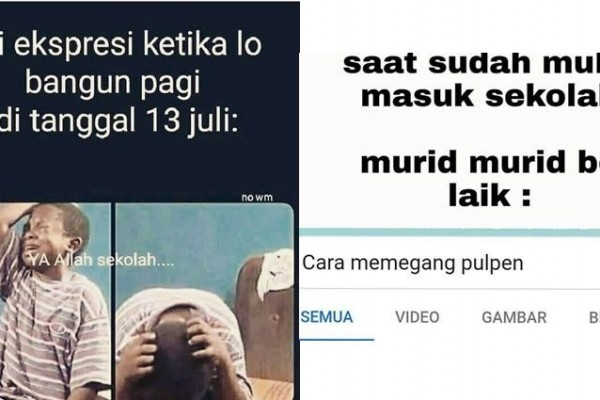10 Meme Masuk Sekolah Lagi yang Bikin Ngakak, Sudah Siap Belum Nih?
