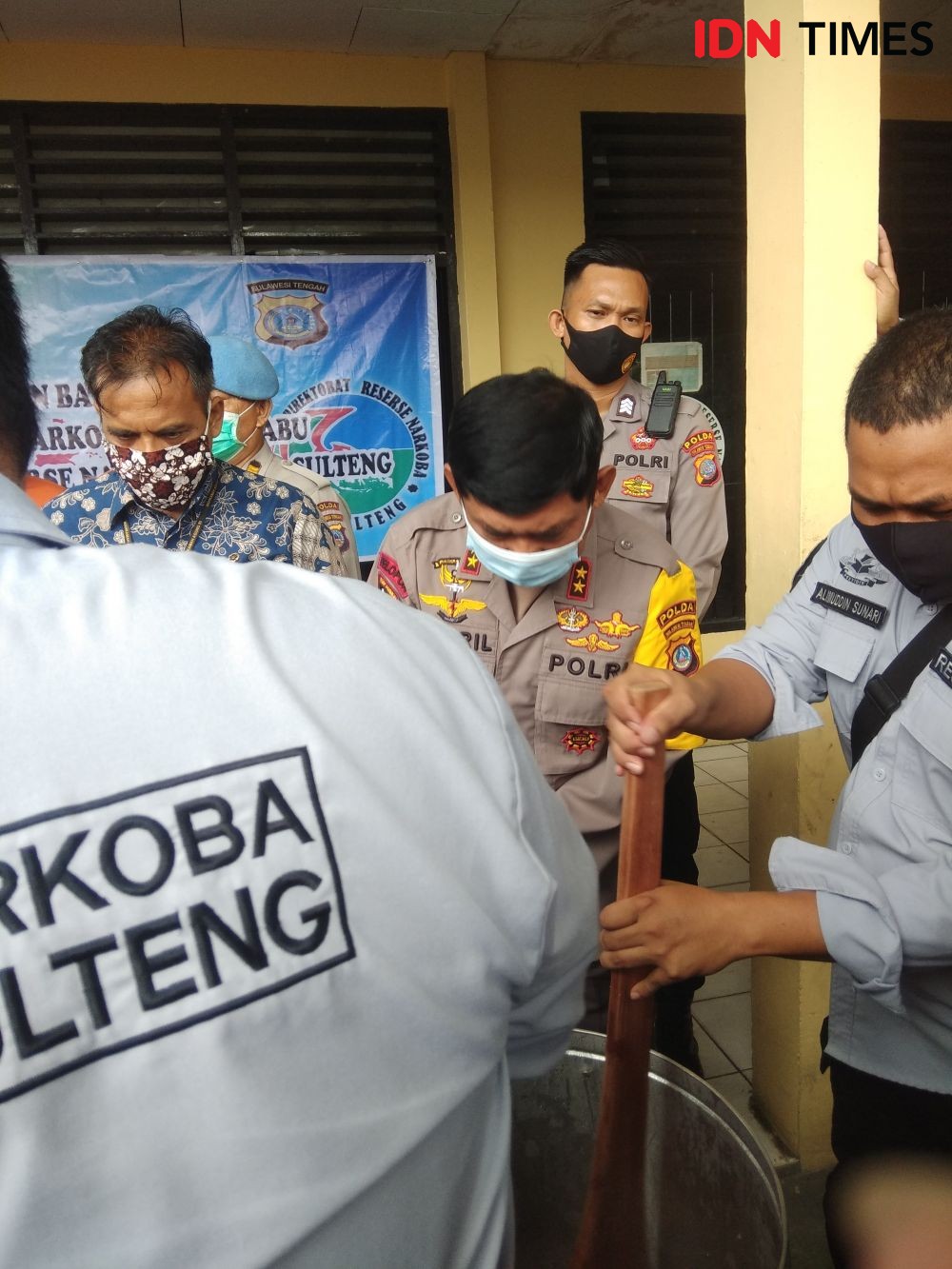 Polda Sulteng Musnahkan 25 Kilogram Sabu-sabu Selundupan dari Malaysia