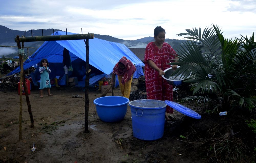 [FOTO] Kondisi Para Pengungsi Korban Banjir Bandang Masamba Luwu Utara