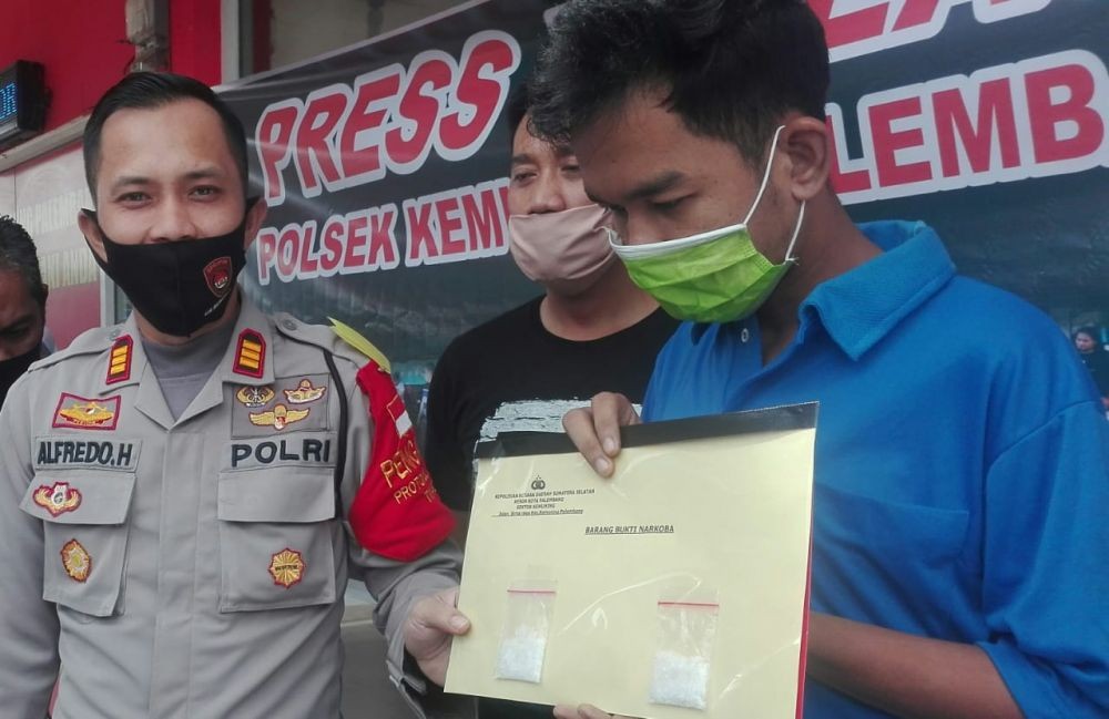 Bandar Sabu di Palembang Tertangkap Saat COD
