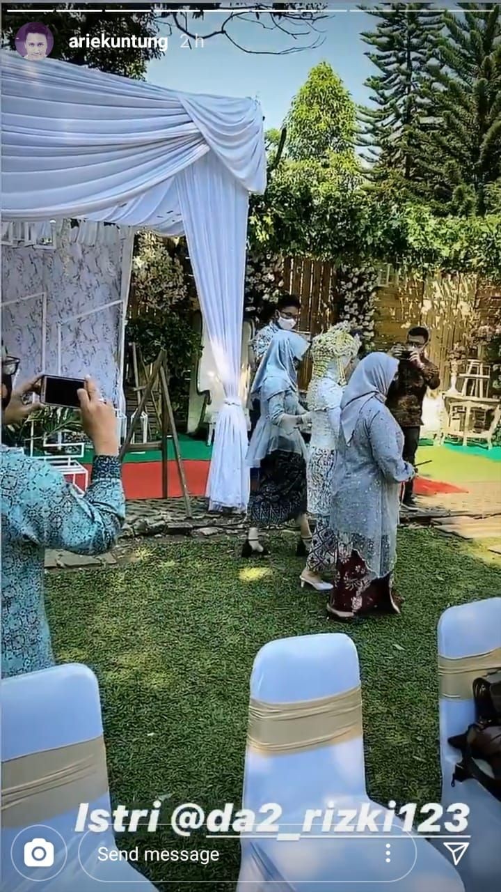 10 Momen Bahagia Pernikahan Rizki D'Academy, Ijab Gunakan Bahasa Arab