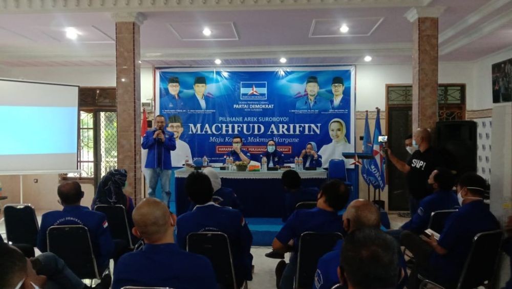 Demokrat Surabaya Sodorkan Dua Nama untuk Dampingi Machfud Arifin