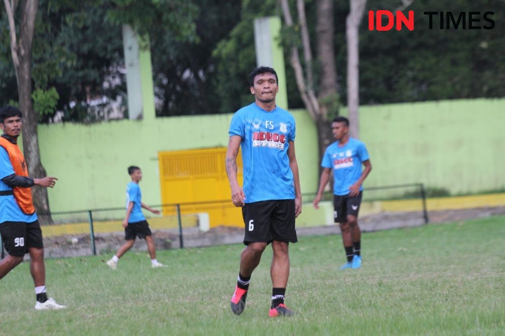 Belum Dikontrak PSMS, Ferdinand Sinaga Langsung Ikut Latihan 