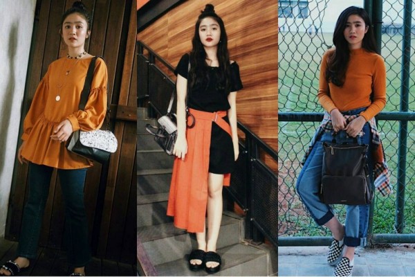 Hangat Dan Cerah 10 Style Febby Rastanty Dengan Outfit Warna Oranye