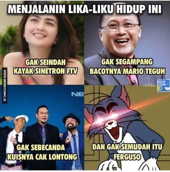 10 Meme Kocak Kehidupan Nyata Gak Seindah Sinetron, Halu Bikin Ngakak!
