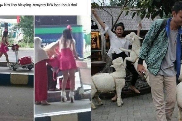 10 Potret Janggal dari Kejauhan yang Bikin Ngakak, Kucek Mata Deh!