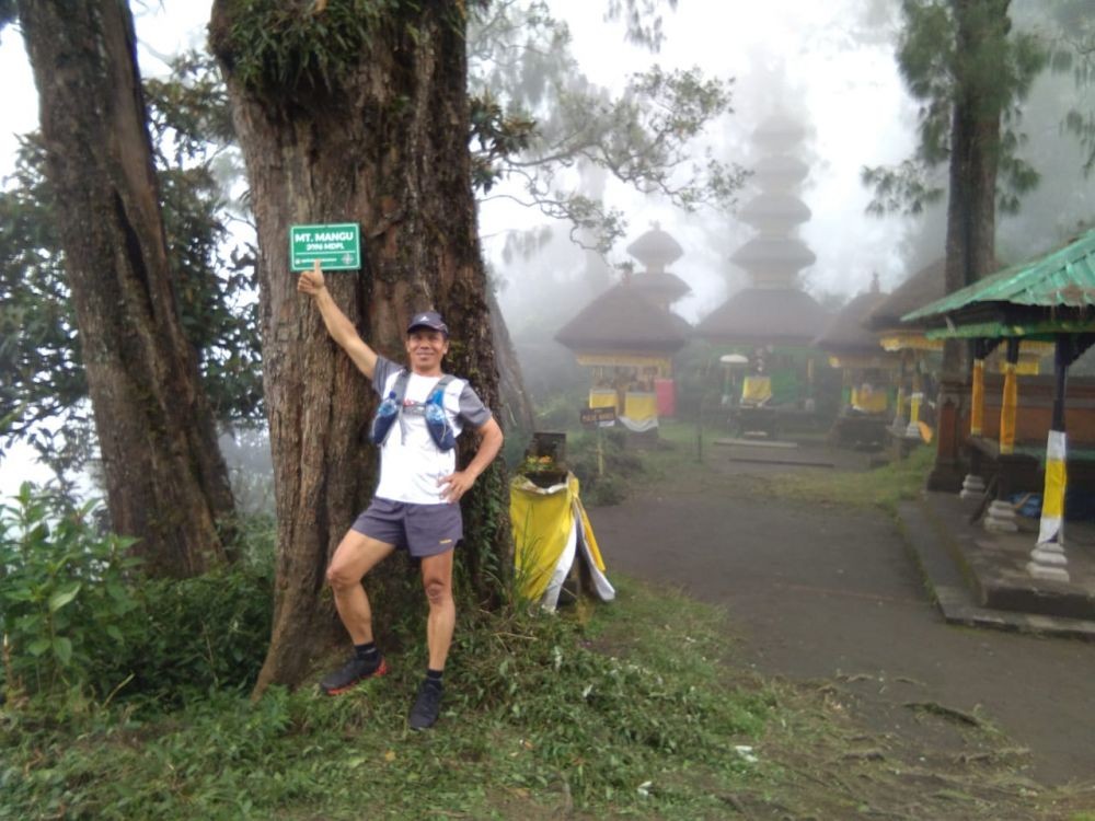 Bayar Kaul, Pria di Bali Akan Mendaki Enam Gunung dalam Sehari