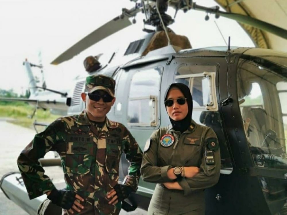 [WANSUS] Jadi Pilot Wanita Pertama TNI AD, Begini Kisah Puspita Ladiba