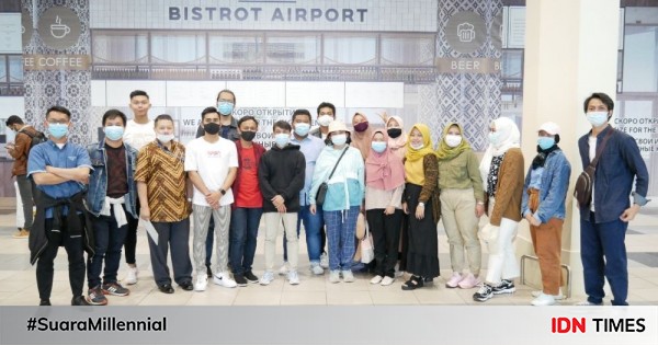 Lulus studi di rusia, 29 mahasiswa asal kaltim pulang ke tanah air
