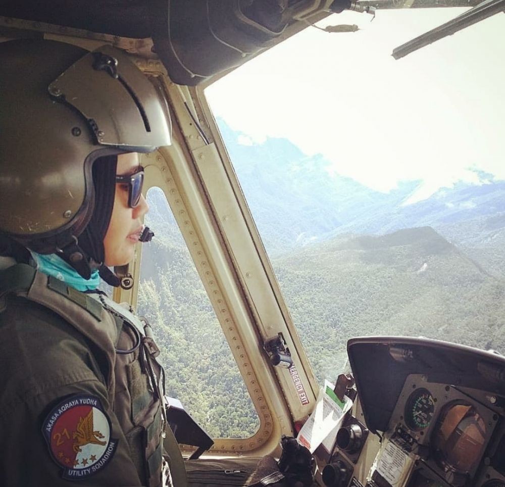 [WANSUS] Jadi Pilot Wanita Pertama TNI AD, Begini Kisah Puspita Ladiba