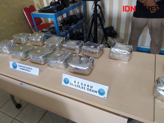 BNN Lampung Amankan Kades dan Polisi Diduga Miliki Sabu 1 Kg