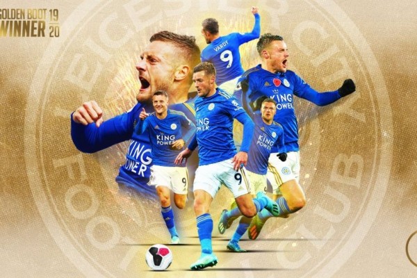 Jamie Vardy Menangi Gelar Top Skor Premier League 2019/2020