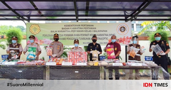 Produk Pertanian Impor Asal 14 Negara Dimusnahkan di