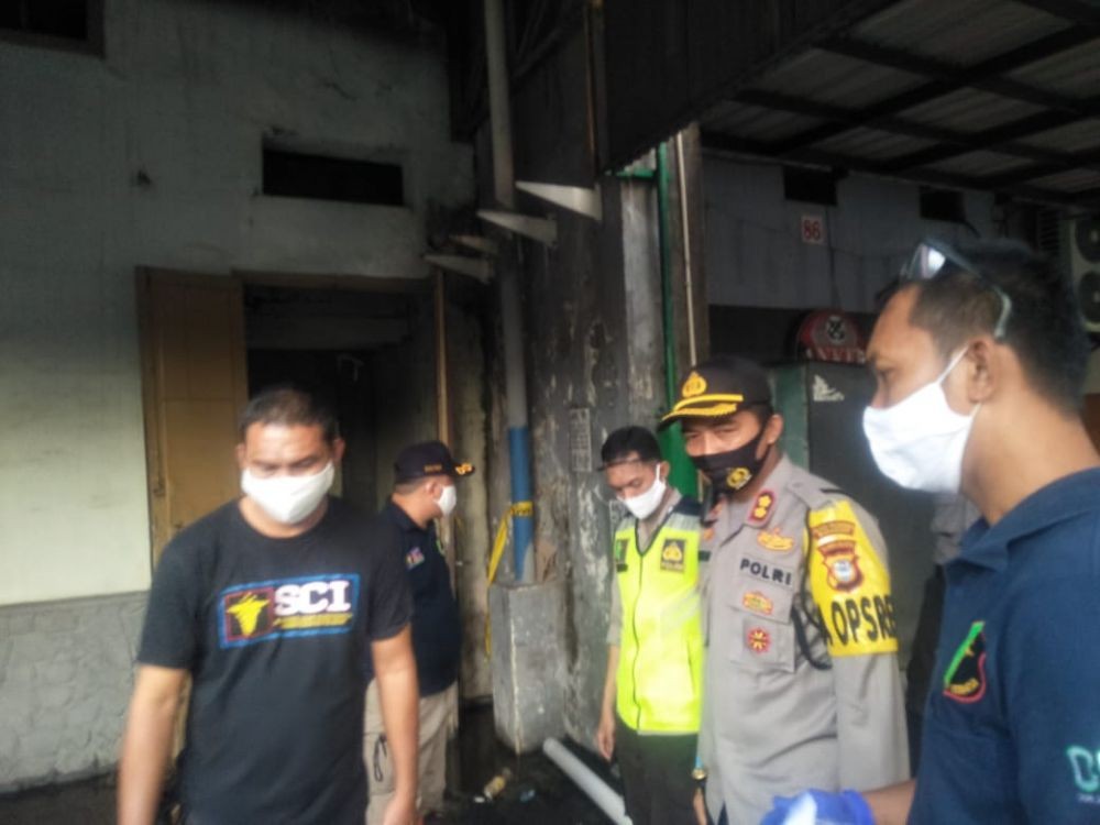Polisi Telusuri KTP di Lokasi Kebakaran Ruko Jalan Nusantara Makassar