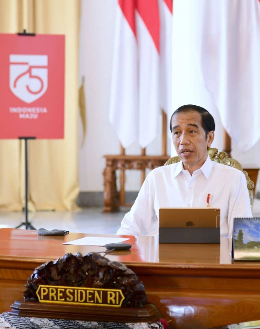 Jokowi Minta Kader Gerindra Perbaiki Keadaan Akibat Dampak COVID-19