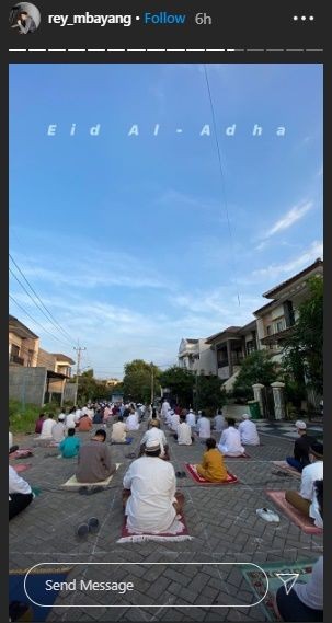 Baru Menikah, 9 Momen Dinda Hauw dan Rey Mbayang Rayakan Idul Adha
