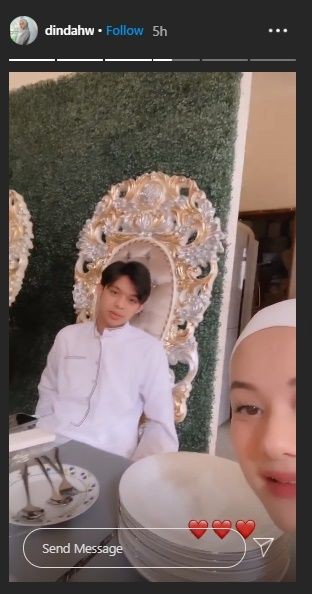 Baru Menikah, 9 Momen Dinda Hauw dan Rey Mbayang Rayakan Idul Adha