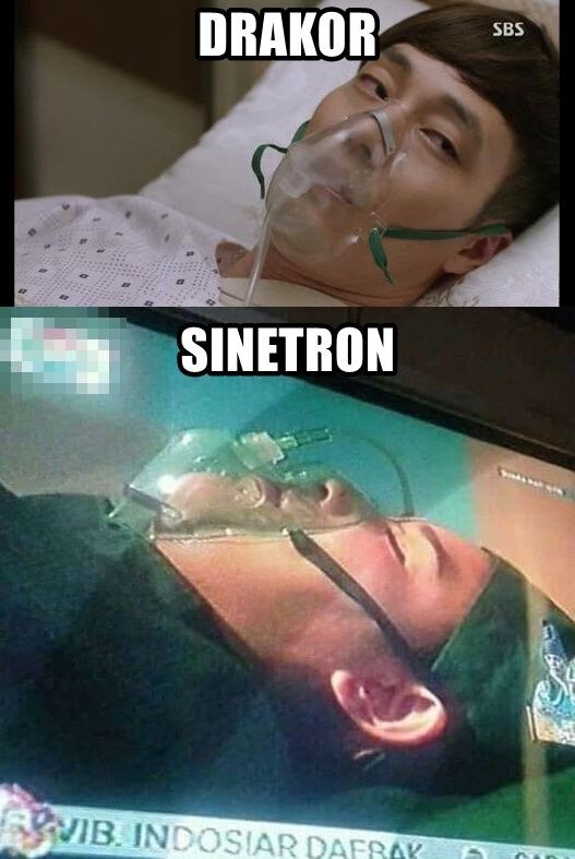 Kocak Parah, Intip 9 Meme Drama Korea Vs Sinetron Indonesia