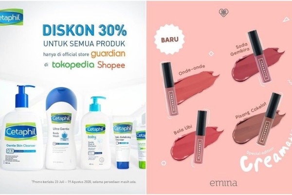 Promo Skincare dan Makeup Agustus 2020, Ada Diskon hingga 75 Persen