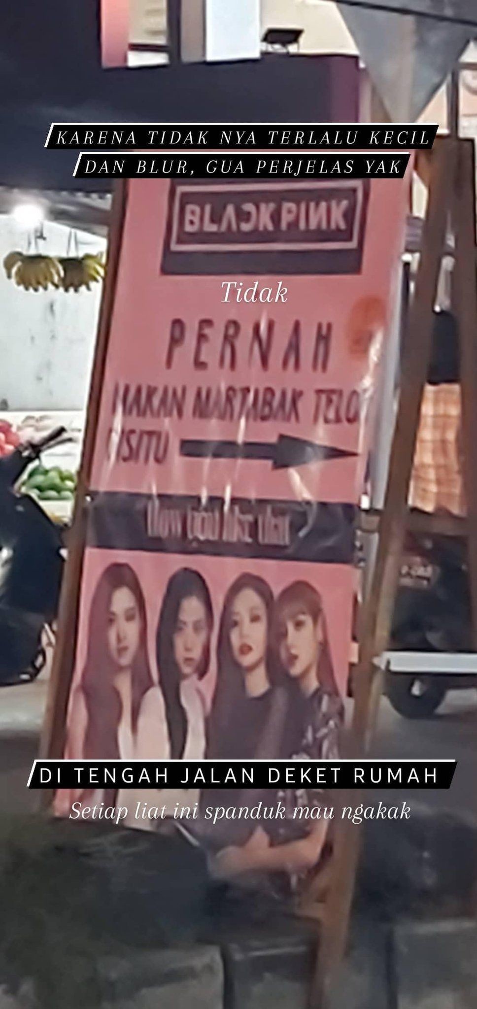 Gak Mau Ketinggalan, 10 Spanduk Jualan Ini Terinspirasi dari KPop