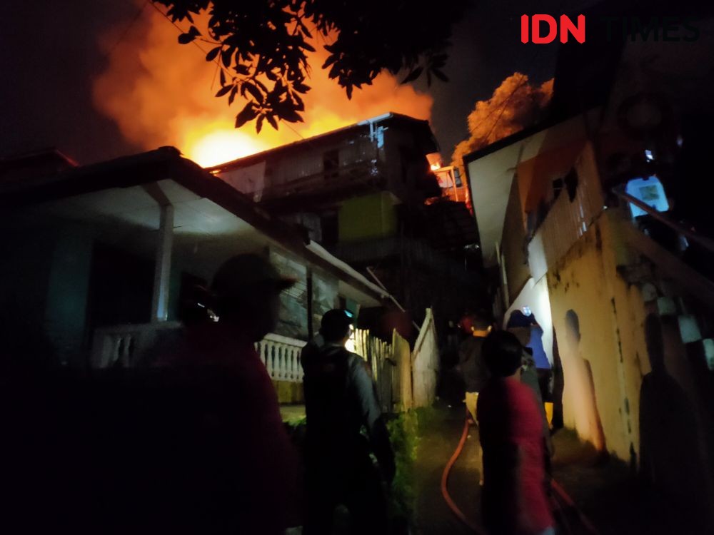 12 Rumah Terbakar di Balikpapan, 25 KK Kehilangan Tempat Tinggal 