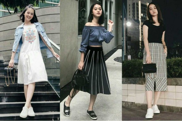 Suka Pakai Sneakers, 9 OOTD Aktris Muda Esta Pramanita yang Memesona