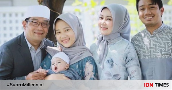 Nama Lengkap Tiga Anak Ridwan Kamil Beserta Artinya