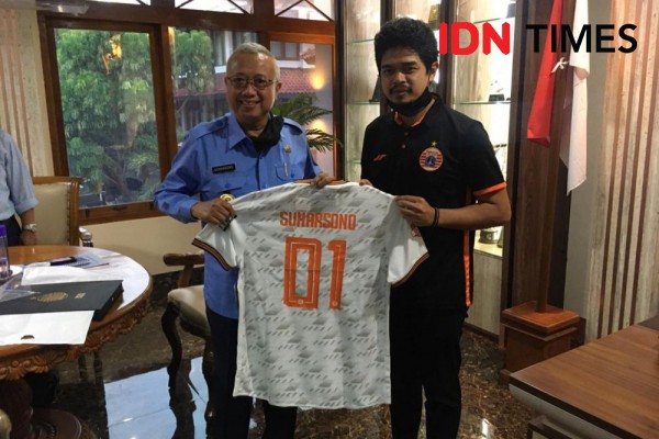 Berkandang di SSA, Bambang Pamungkas Sowan ke Bupati Bantul