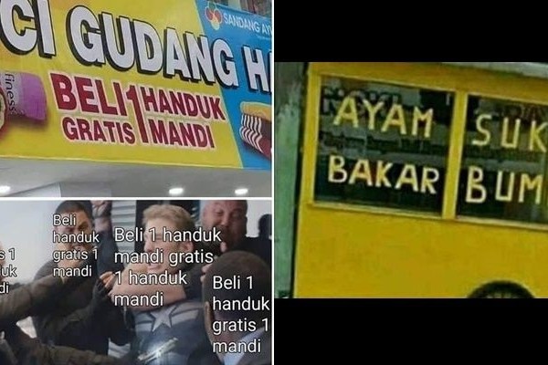 10 Potret Tulisan Di Tempat Umum Yang Rawan Bikin Salah Paham Kocak