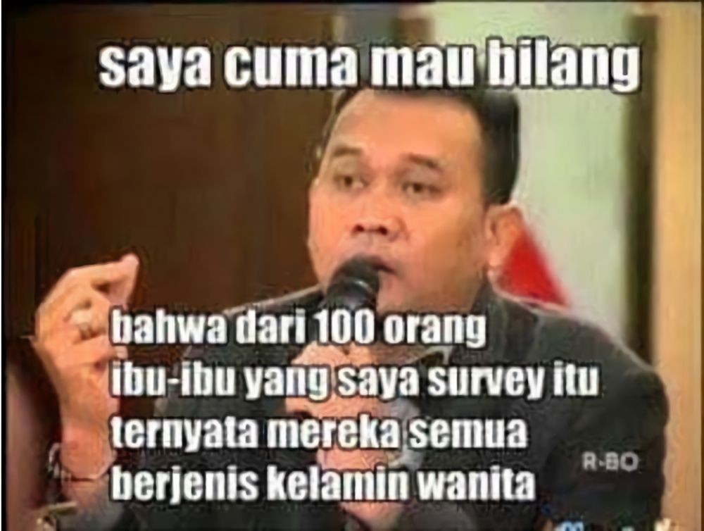 10 Meme Nyeleneh Survei Membuktikan Yang Ngeselin Maksimal Tapi Lucu