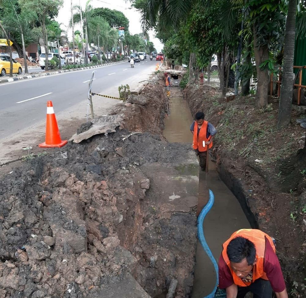Jalan Nasional di Palembang Sering Banjir, 4,2 KM Drainase Diperlebar