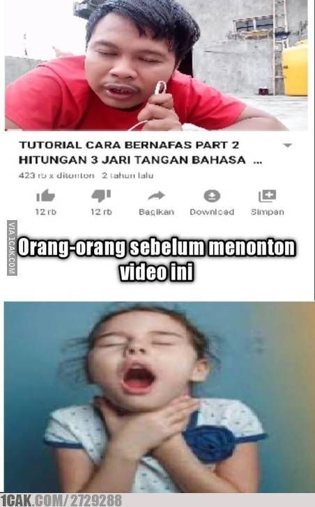 Konyol Banget 10 Meme Sebelum Ikutan Tutorial Di Youtube Ini Bikin Ngakak