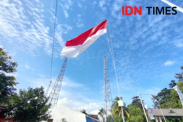 Sambut Hut Ri Ksop Kibarkan Bendera Merah Putih Raksasa Di Balikpapan