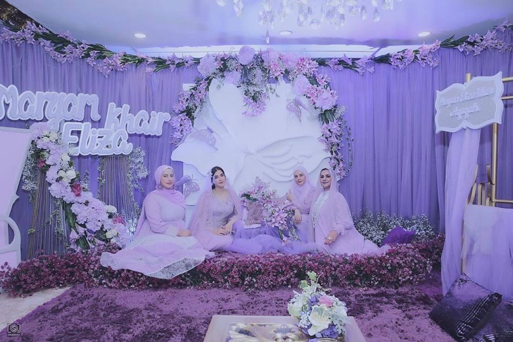 Mewah Bertema Ungu! 10 Potret Aqiqah Maryam Eliza Anak Tasya Farasya