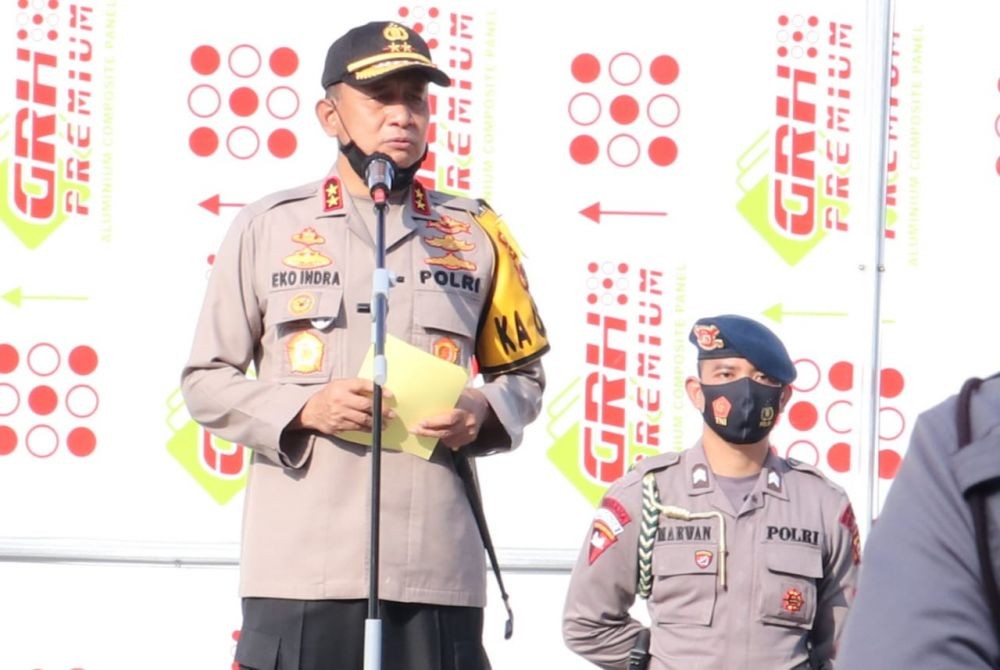 Polrestabes Palembang Lepas 147 Personel Bantu Amankan TPS