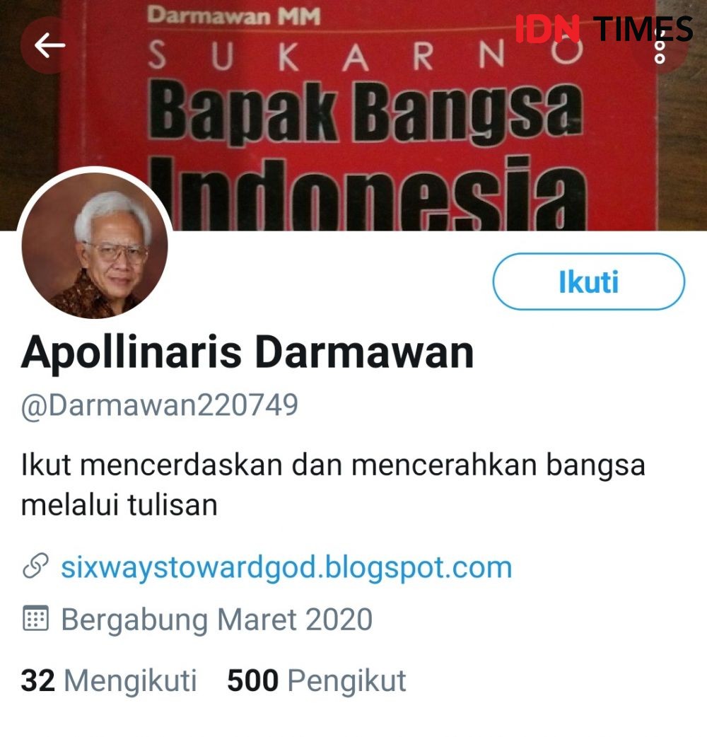 Polisi: Apollinaris Darmawan Punya Pandang Agama dan Idiologi Sendiri