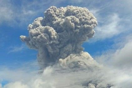 Waspada! Ukuran Kubah Lava Gunung Sinabung Sudah 4 Juta Meter Kubik