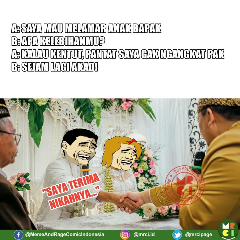 Jangan Ditiru, 10 Meme 'Mau Melamar Anak Bapak' Ini Malah Bikin Ngakak