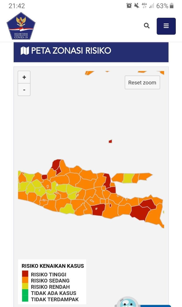 Surabaya Zona Oranye, Gugas: Tetap Waspada