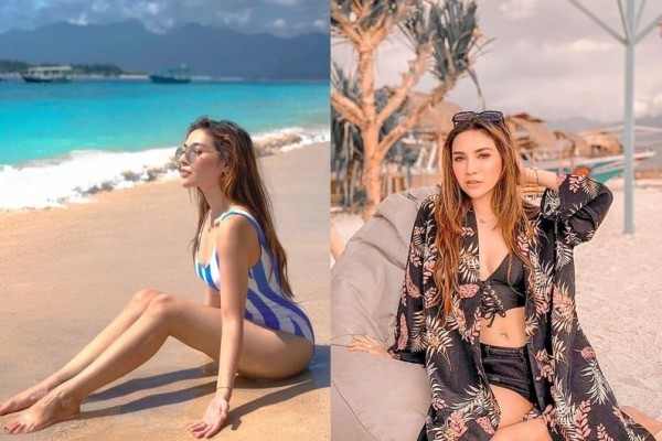 Pamer Body Goals, Ini 10 Potret Liburan Yuniza Icha di Lombok