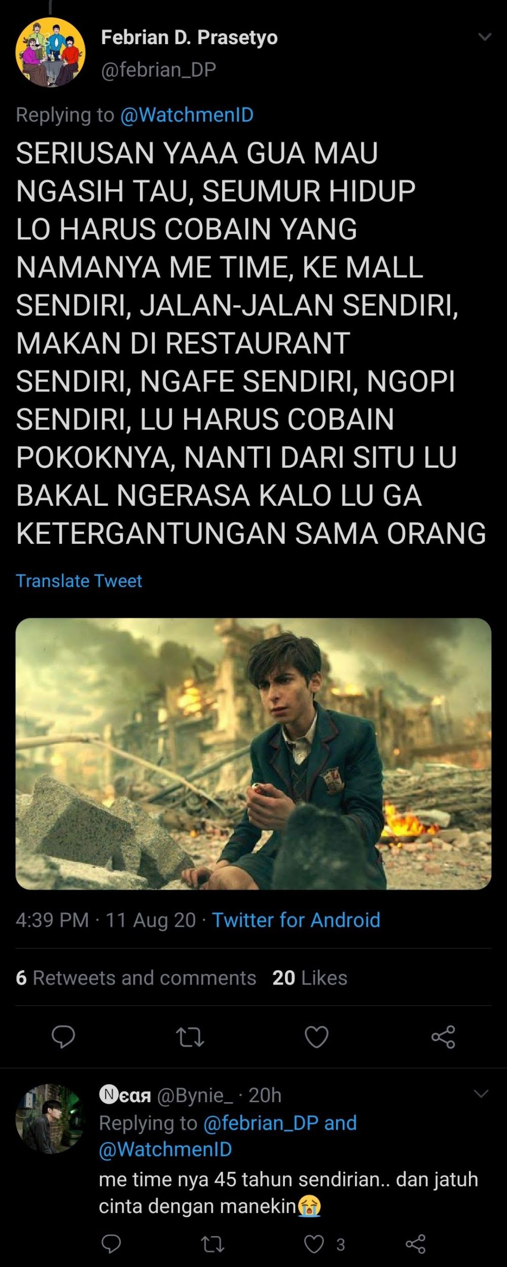 13 Meme Perbandingan Me Time Dan Kesepian