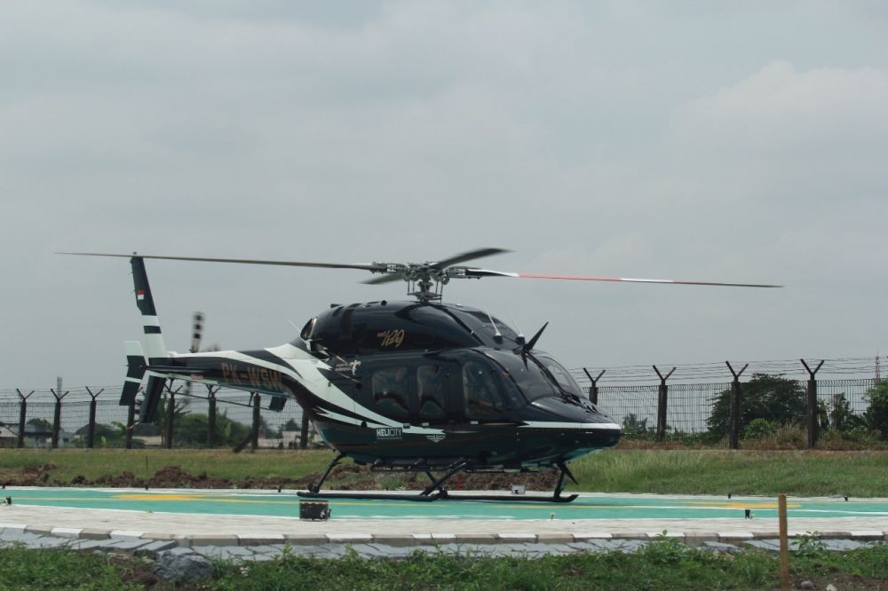 Ada Hexia di Bandara Soetta, 9 Pengunjung Bisa Naik Helikopter Gratis