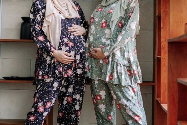 Hamil Bareng, 10 OOTD Kembar ala Citra Kirana dan Erica Putri